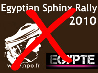 NPO annule le Sphinx Rally 2010 en Egypte
