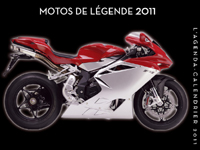 Calendrier 2011 des Motos de légende