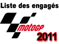 Liste provisoire des engagés Moto GP, Moto2 et 125