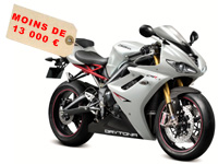 Triumph Daytona 675R : le tarif 2011 est lâché !