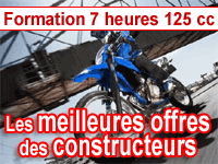 Formation 125 obligatoire : les offres des constructeurs