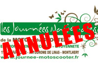 Les Journées nationales de la moto et du scooter annulées