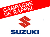 Campagne de rappel massive chez Suzuki Moto