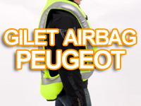 Peugeot Scooters propose aussi son gilet airbag