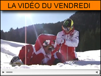 La vidéo moto du vendredi : Nicky et Vale font du ski !