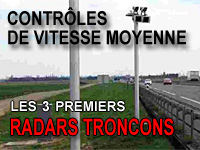 Installation des premiers radars « vitesse moyenne »