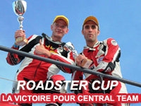 Central Team sur le podium de la Roadster Cup !