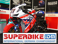 Freddy Foray en Superbike allemand 2013 sur Honda