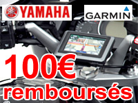 Garmin rembourse 100 euros sur votre entretien Yamaha