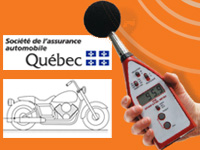 Le Québec teste le sonomètre pour mesurer le bruit des motos