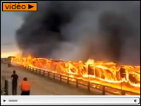 Traversée d'un tunnel en feu : record cramé