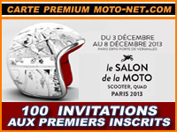 100 invitations pour le Salon de la Moto de Paris 2013