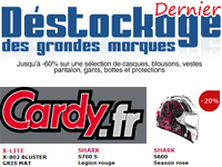 Dernier déstockage Cardy jusqu'au 31 octobre