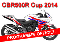 Calendrier et programme de la Honda CBR500R Cup 2014