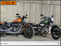 Le duel Iron 883 ABS Vs XV950R en vidéo