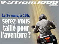 Soirée V-Strom le 14 mars dans le réseau Suzuki France