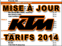 KTM lâche les tarifs de ses petites sportives RC125 et RC390