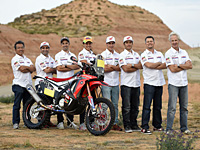 Le team Honda HRC dévoile ses pilotes pour le Dakar 2015