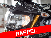 Yamaha rappelle les MT-09 pour un problème de faisceau de phare