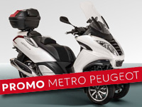 Peugeot Scooters : une offre 3 en 1 euro sur le Metropolis