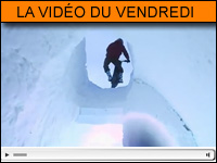 Vidéo moto du vendredi : Trial on the rocks dans un igloo géant !