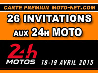 Votre invitation pour les 24 Heures Motos  2015 !