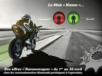 Rendez-vous chez votre concessionnaire Kawasaki pour un coup de Kanon