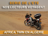Nos lecteurs voyagent : une Africa Twin en Algérie