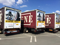 Campagne pour la sécurité des motards à l'arrière des camions en Ile-de-France
