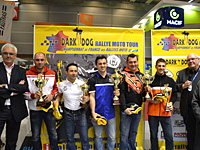 Remise des prix officielle du Dark Dog Rallye Moto Tour 2015 au salon de Paris