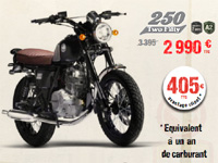 Motos Mash 250 et 400 : le plein de promos !