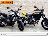 En direct du duel Ducati Scrambler Vs Yamaha XSR700 : sexy rétro !