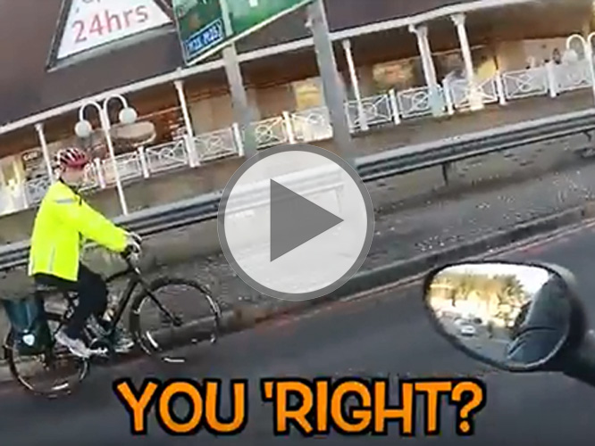 Vidéo moto du vendredi : les cyclistes, ces étranges fous du guidon