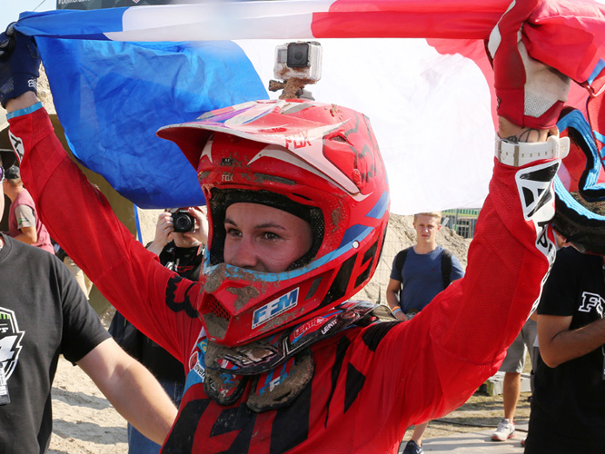 Livia Lancelot, double championne du monde de motocross féminin