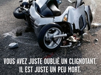 Baisse du nombre de tués à moto en 2008