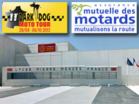 8 lycéens pour l'assistance mécanique Dark Dog Moto Tour