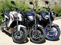 CB650F, Bandit 650 ou XJ6 : en ligne, les petits 4-cylindres !