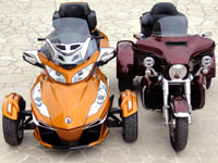 Duel Spyder RT Vs Tri Glide Ultra : jamais deux... donc trois ?