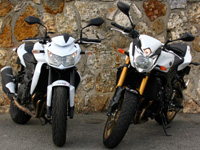 Kawasaki Z750 contre Yamaha FZ8 : le match de 2010 !