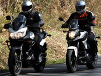 Duel Honda NC700X Vs Suzuki DL 650 V-Strom : choc culturel