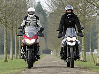 Duel Tiger 800 XCx Vs V-Strom 650 XT : baroudeurs ou baratineurs ?