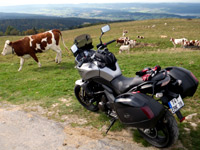 Une Versys GT dans le Doubs