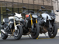 MT-09 Vs Street Triple Vs Z800 e : le 3-pattes Yam' face aux références roadsters !