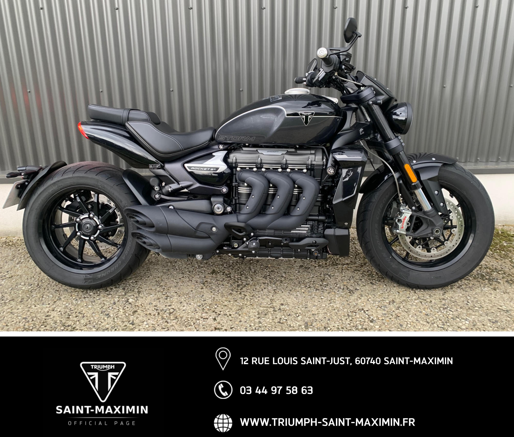 TRIUMPH 2458 ROCKET 3 R STORM