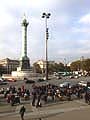 Onzième manif pour les voies de bus à Paris