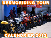 Le Ducati Desmoriding Tour repart en 2013