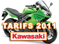 Tarifs 2011 Kawasaki : coupe printanière sur les Vertes