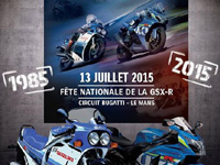 Grosse fête le 13 juillet pour les 30 ans du GSX-R