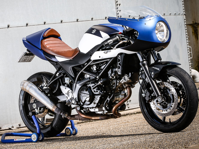 La SV650 Café Racer sous toutes les coutures