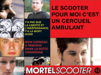 Mortel Scooter : une campagne pour effrayer les jeunes